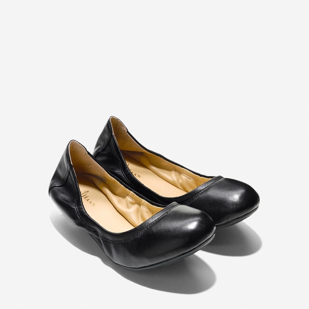 Cole Haan Manhattan black ballet flats